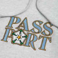 Pass Port Rosa Embroidery Hoodie - Ash Heather thumbnail
