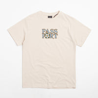 Pass Port Rosa Embroidery T-Shirt - Natural thumbnail