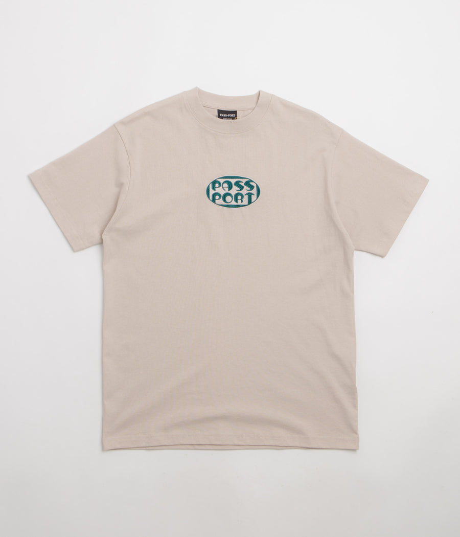 Pass Port Rounded T-Shirt in Stone