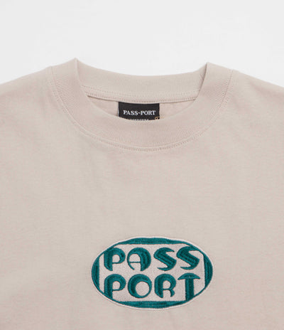 Pass Port Rounded T-Shirt in Stone