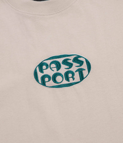 Pass Port Rounded T-Shirt in Stone