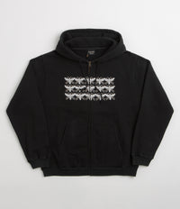 Pass Port Scissorcraft Full Zip Hoodie - Black | flatspot