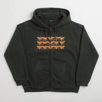 Pass Port Scissorcraft Full Zip Hoodie in Seaweed thumbnail