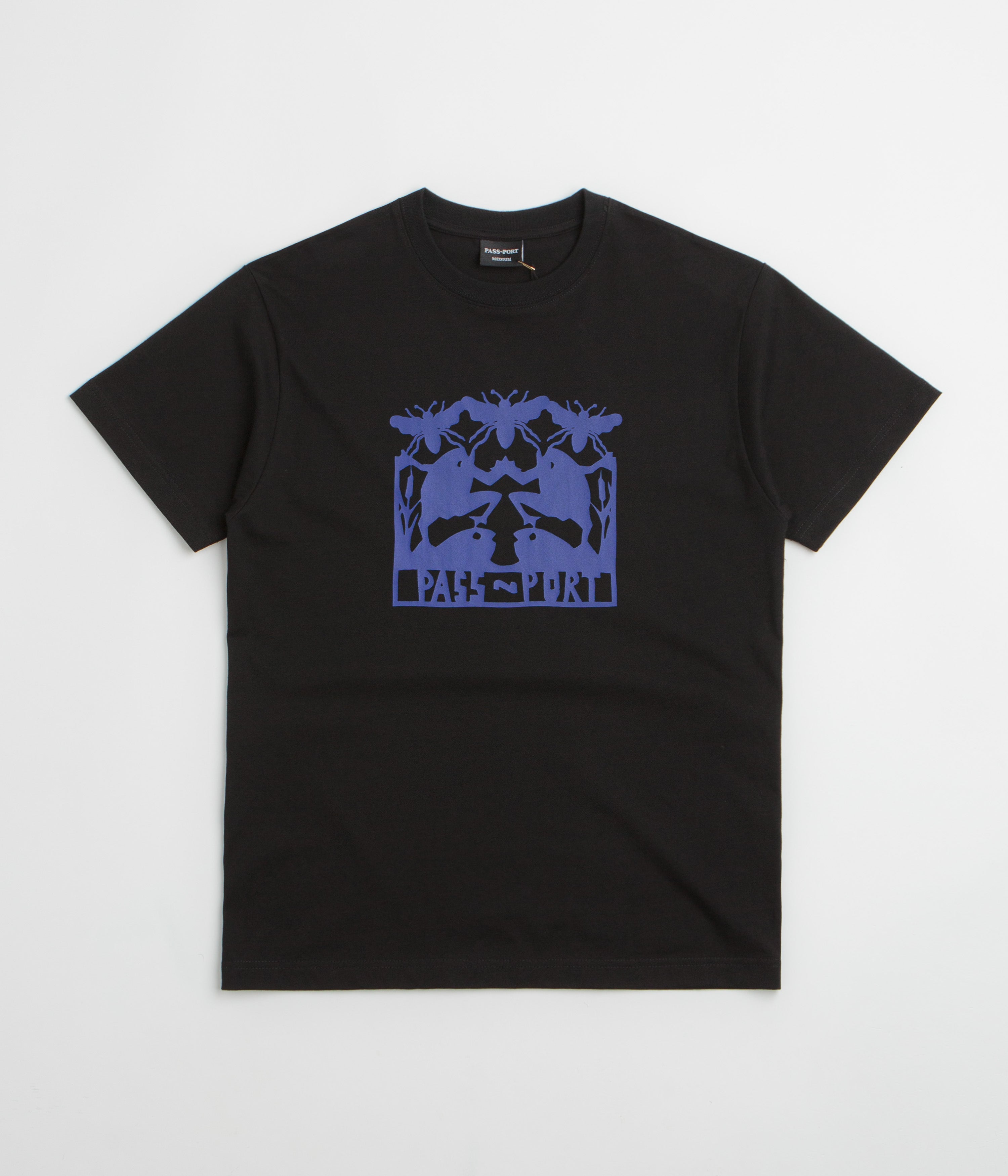 Pass Port Scissorcraft T-Shirt in Black