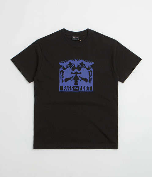 Pass Port Scissorcraft T-Shirt - Black