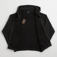 Pass Port Solid Workers Full Zip Hoodie in Black thumbnail