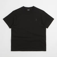 Pass Port Solid Workers T-Shirt in Black thumbnail