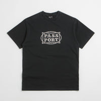 Pass Port Stone Circle T-Shirt in Washed Black thumbnail