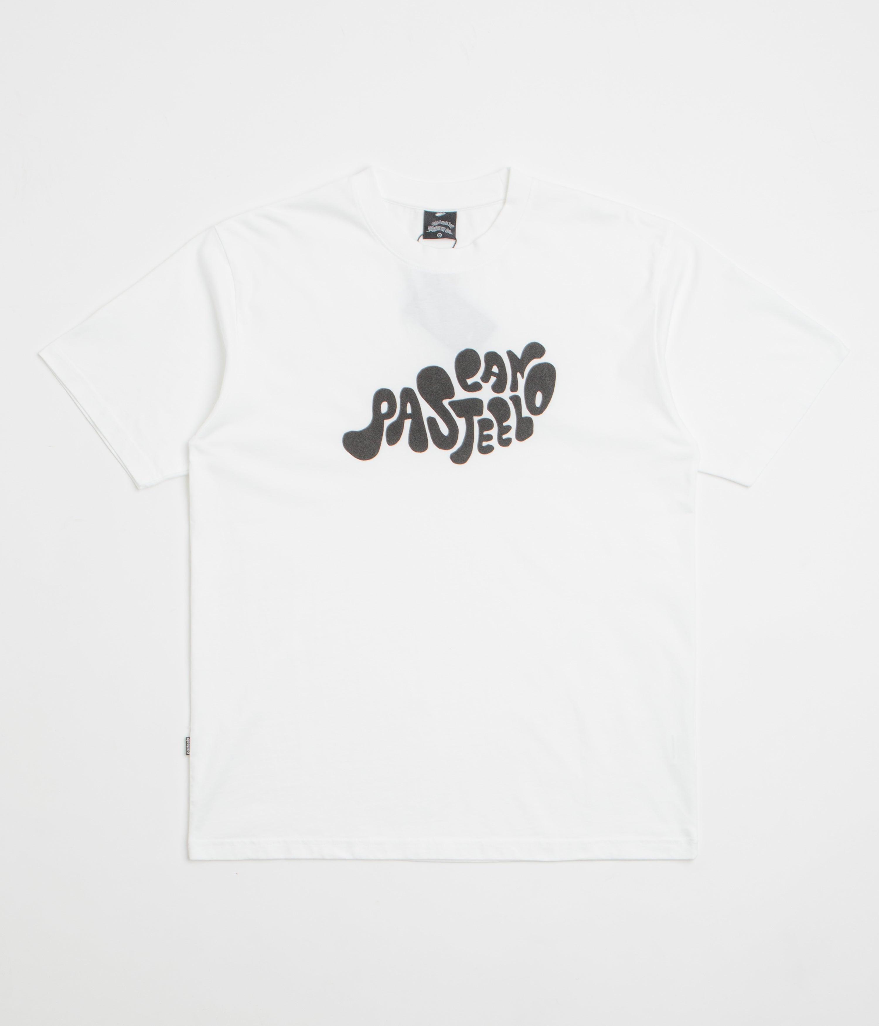 Pasteelo Can Script T-Shirt in White