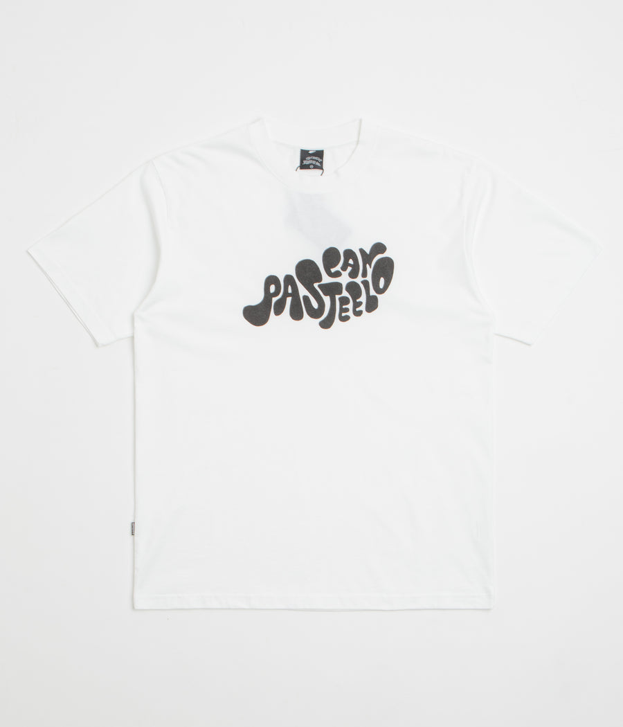Pasteelo Can Script T-Shirt in White