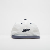 Pasteelo Contrast Cap in White and Navy thumbnail