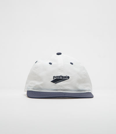 Pasteelo Contrast Cap in White and Navy