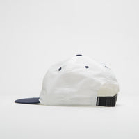 Pasteelo Contrast Cap in White and Navy thumbnail