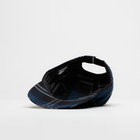 Pasteelo Cotton Flannel Cap - Navy / Black Plaid thumbnail