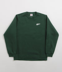 Pasteelo Embroidered O.G. Crewneck Sweatshirt in Dark Forest