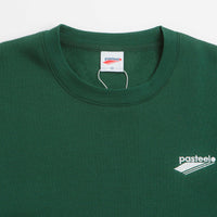 Pasteelo Embroidered O.G. Crewneck Sweatshirt in Dark Forest thumbnail