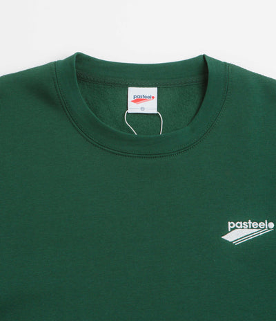 Pasteelo Embroidered O.G. Crewneck Sweatshirt in Dark Forest