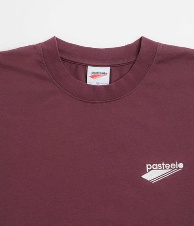 Pasteelo Embroidered O.G. T-Shirt - Burgundy