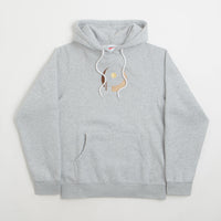 Pasteelo Embroidered Play Hoodie in Heather Grey thumbnail