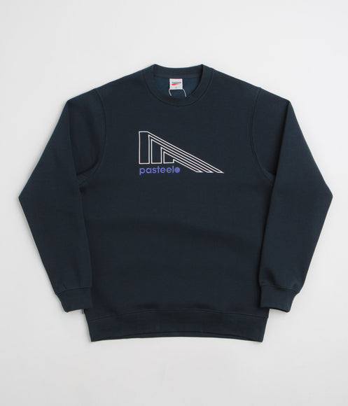 Pasteelo Flag Crewneck Sweatshirt - Navy