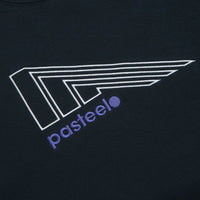 Pasteelo Flag Crewneck Sweatshirt in Navy thumbnail
