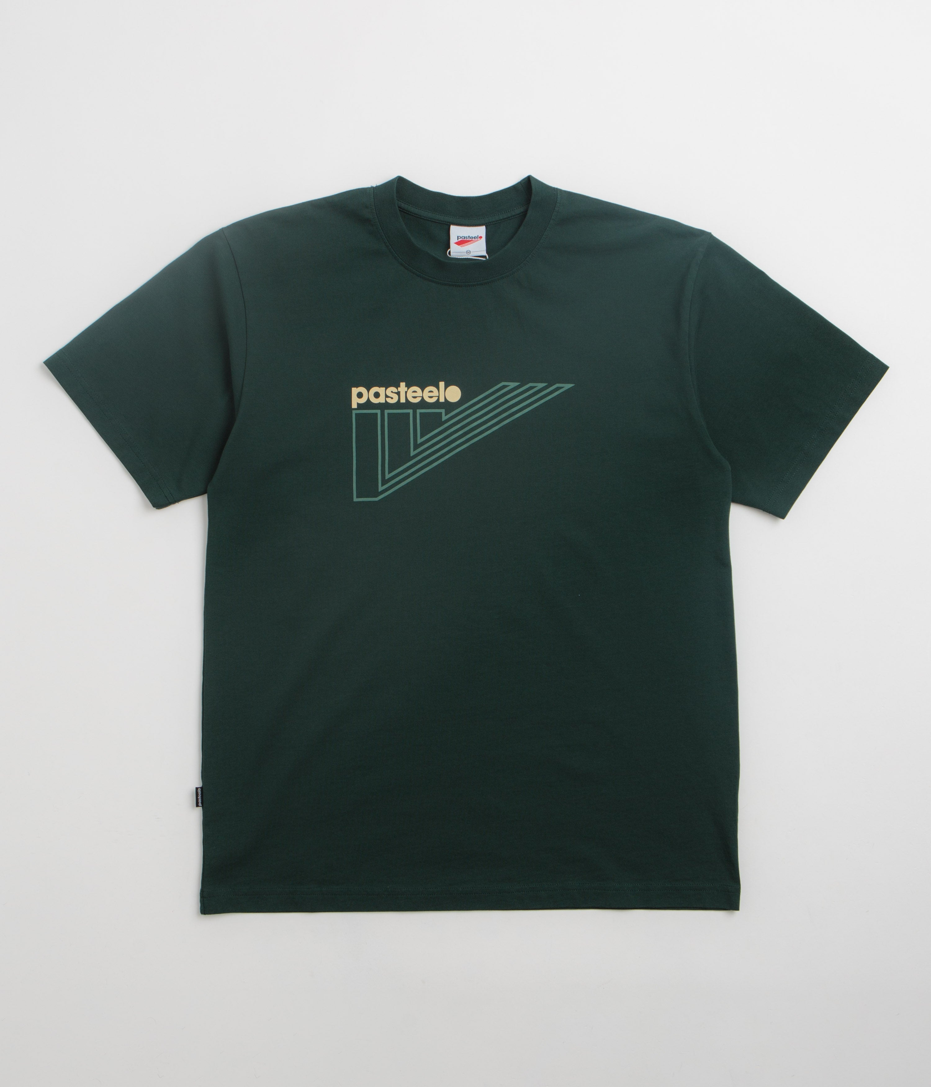 Pasteelo Flag T-Shirt in Forest