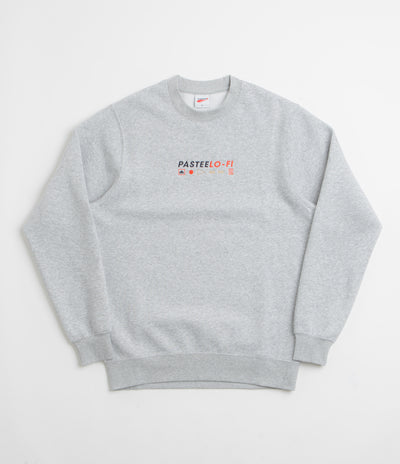Pasteelo Lo-Fi Crewneck Sweatshirt - Heather Grey