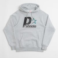 Pasteelo P Steelo Hoodie - Heather Grey / Black thumbnail