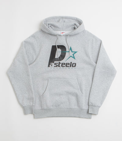 Pasteelo P Steelo Hoodie - Heather Grey / Black