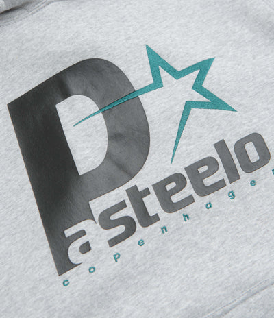 Pasteelo P Steelo Hoodie - Heather Grey / Black