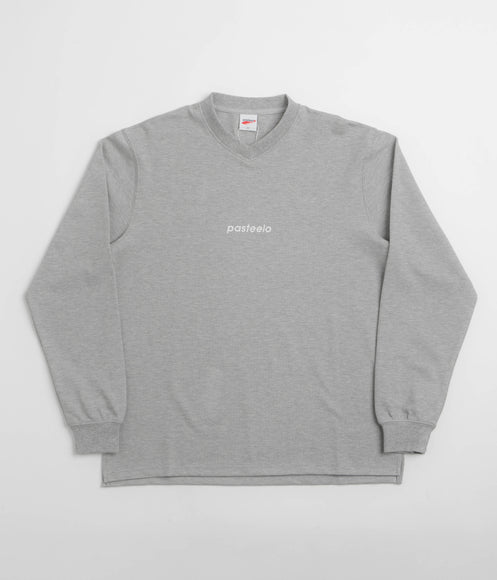 Pasteelo Pique Sports Long Sleeve T-Shirt - Heather Grey
