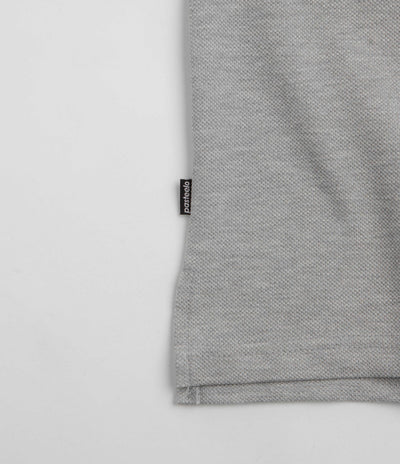 Pasteelo Pique Sports Long Sleeve T-Shirt in Heather Grey