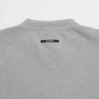 Pasteelo Pique Sports Long Sleeve T-Shirt in Heather Grey thumbnail