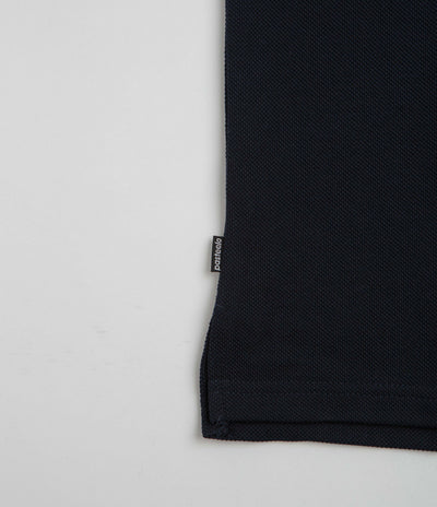 Pasteelo Pique Sports Long Sleeve T-Shirt in Navy
