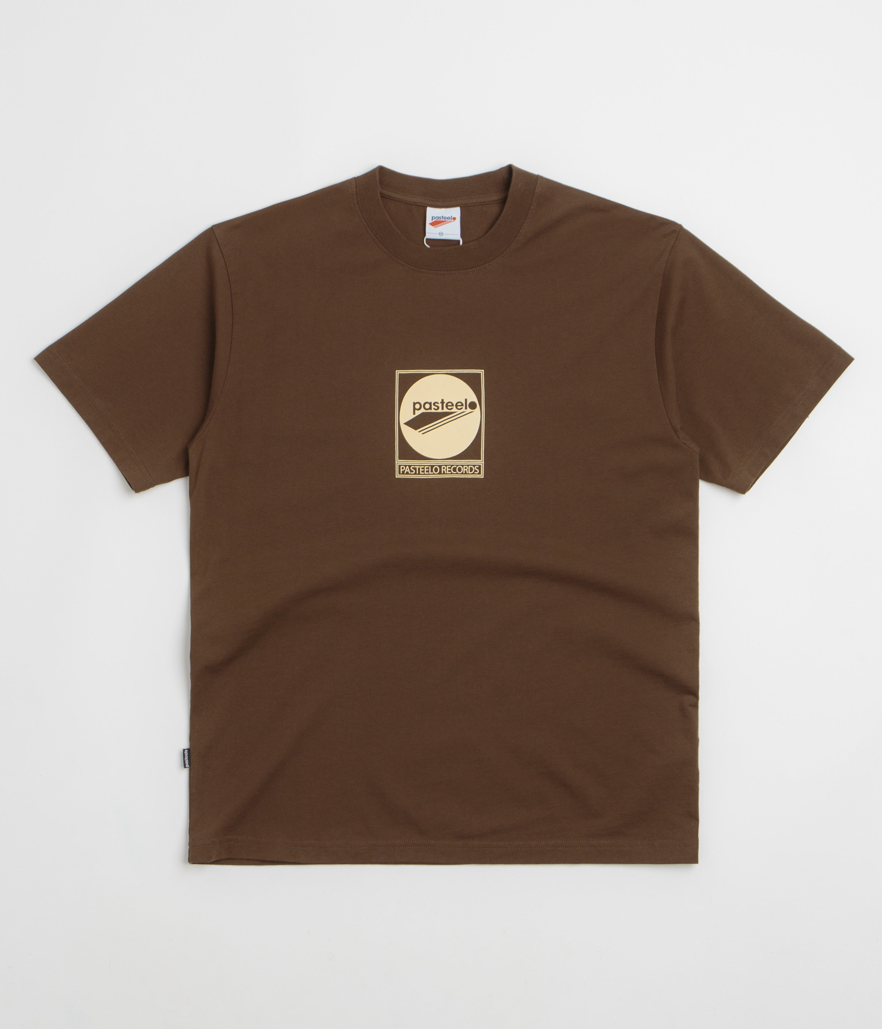 Pasteelo Records T-Shirt in Coffee