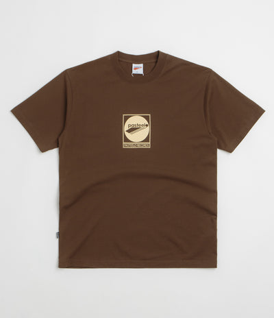 Pasteelo Records T-Shirt in Coffee