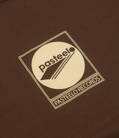 Pasteelo Records T-Shirt in Coffee