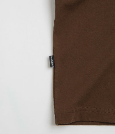 Pasteelo Records T-Shirt in Coffee
