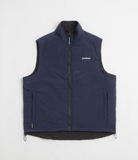 Pasteelo Reversible Vest in Navy and Black