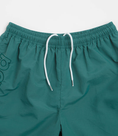 Pasteelo Script Active Shorts - Dark Teal