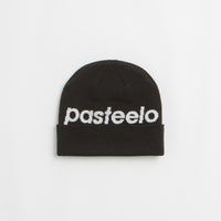 Pasteelo Script Beanie in Black thumbnail