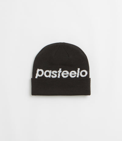 Pasteelo Script Beanie in Black