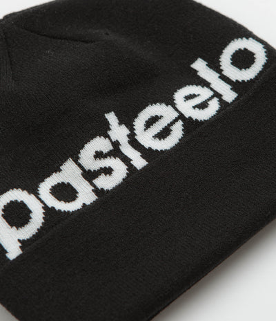 Pasteelo Script Beanie in Black