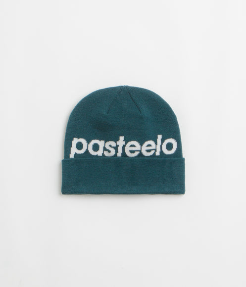 Pasteelo Script Beanie - Dark Teal