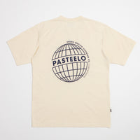 Pasteelo Sphere Grid T-Shirt - Cream thumbnail
