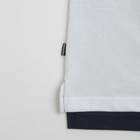 Pasteelo Stripe Polo Shirt in Navy and White thumbnail