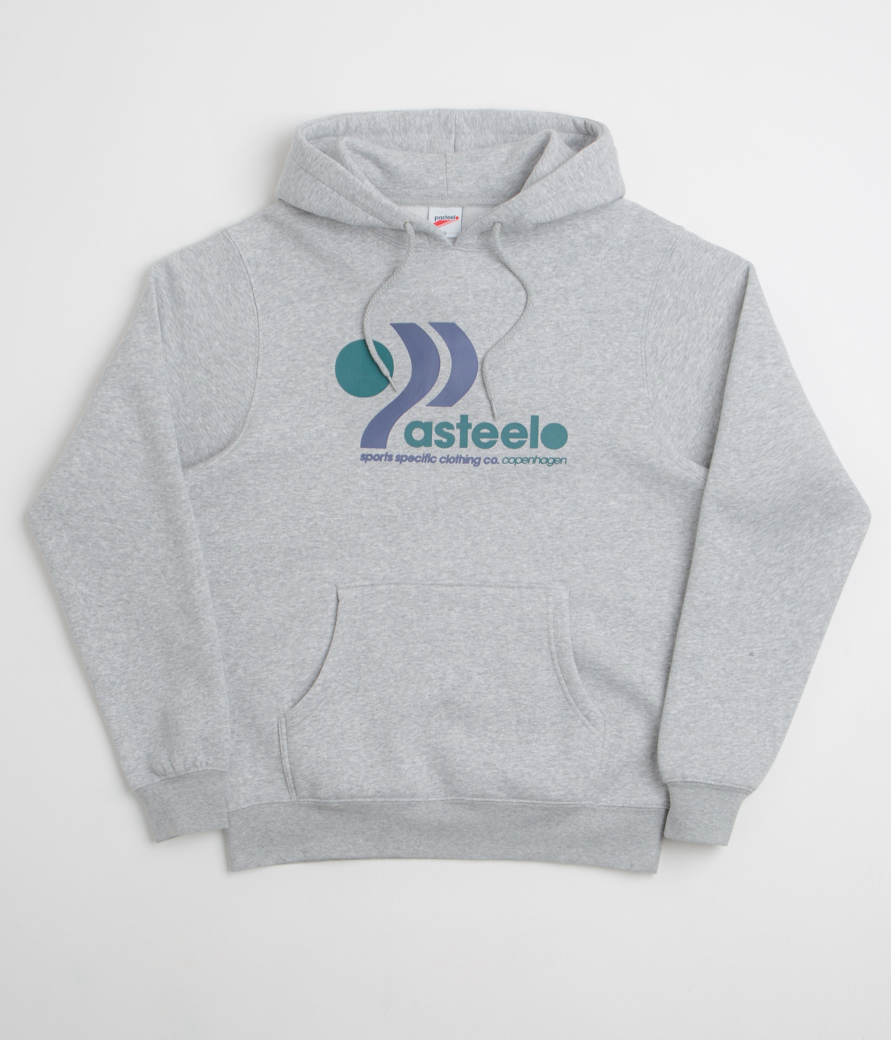 Pasteelo Track Hoodie in Heather Grey