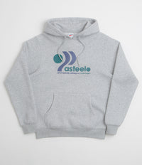 Pasteelo Track Hoodie in Heather Grey