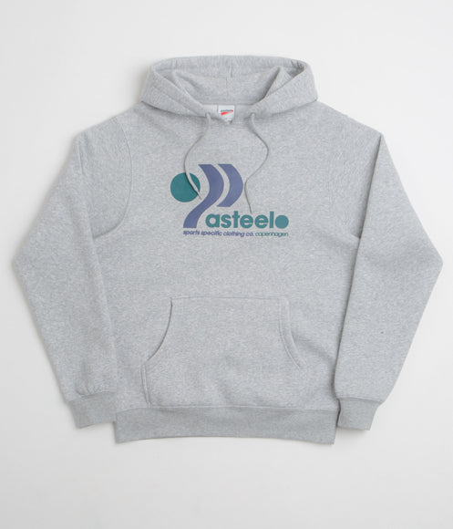 Pasteelo Track Hoodie - Heather Grey