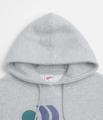 Pasteelo Track Hoodie in Heather Grey
